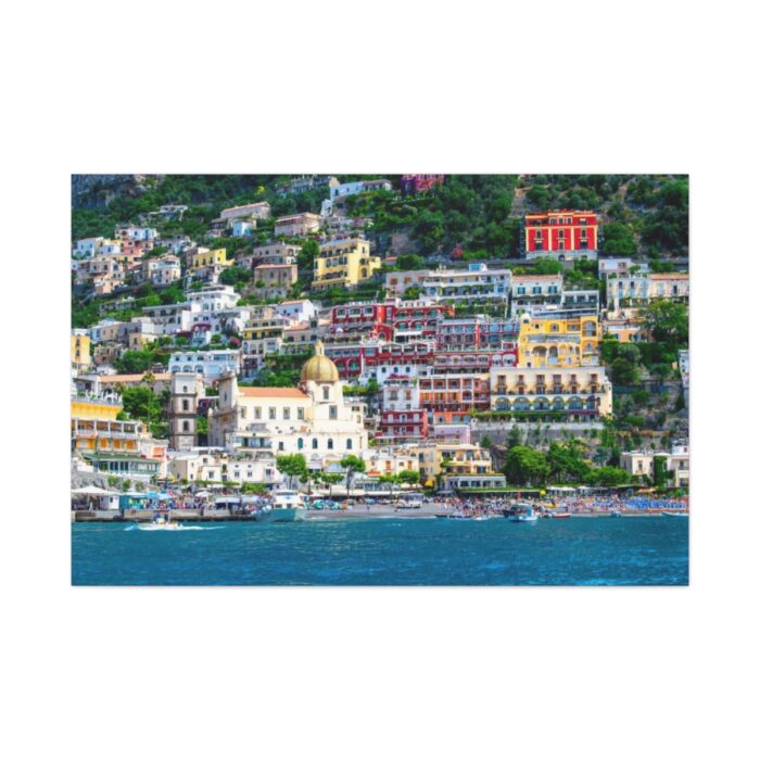 Positano Coast in Italy Standard Canvas - Image 2