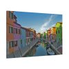 Free Case Colorate Burano in Venice Standard Canvas