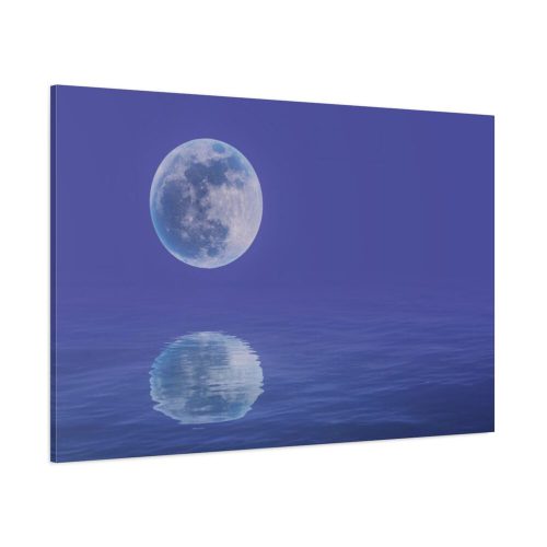 91638-110.jpg Moon Water Lake Reflection Standard Canvas