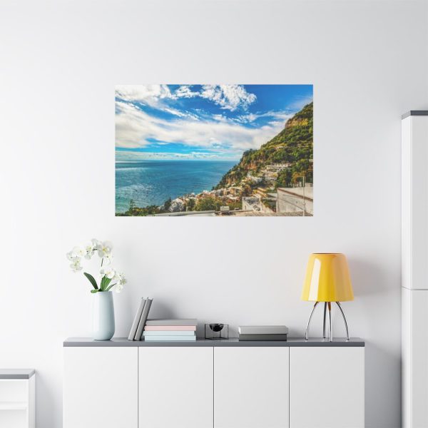 Positano Italy Sea Mediterranean Standard Canvas