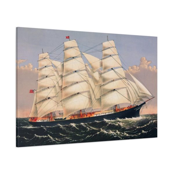 91638-145.jpg Clipper Ship Three Brothers Standard Canvas