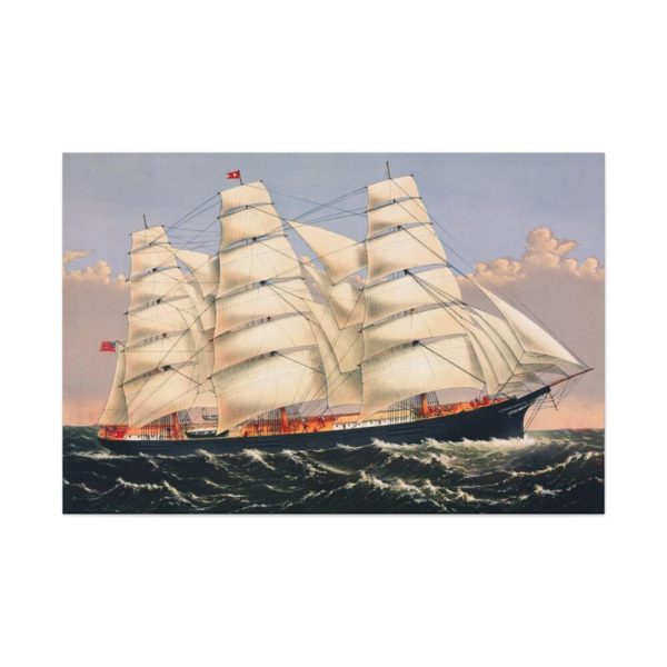 91638-146.jpg Clipper Ship Three Brothers Standard Canvas