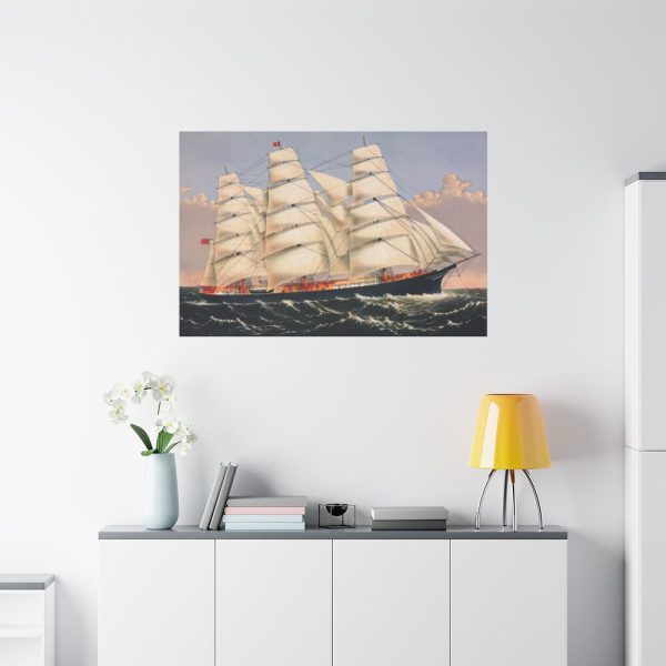 91638-147.jpg Clipper Ship Three Brothers Standard Canvas