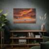 91638-154.jpg Orange Scenery With Beautiful Tree Standard Canvas