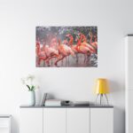 American Flamingo by Mehgan Murphy Standard Canvas - Image 3