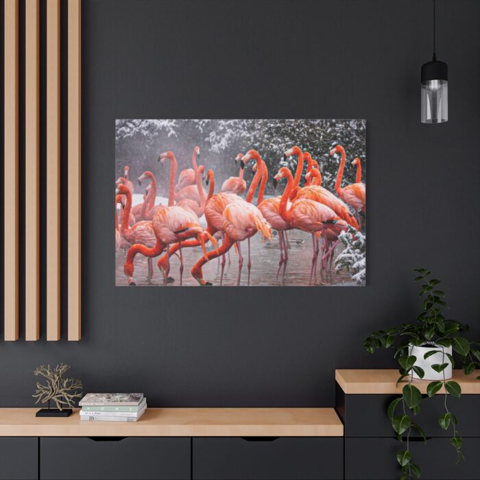 American Flamingo by Mehgan Murphy Standard Canvas - Image 4