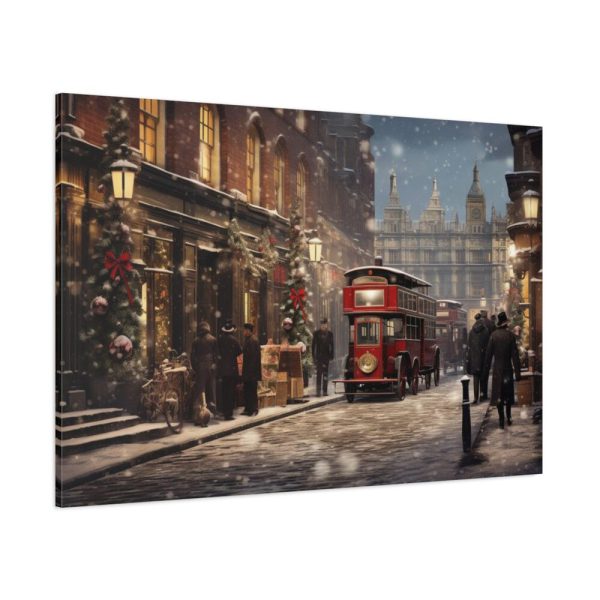 91638-190.jpg Vintage Christmas Street In London Standard Canvas