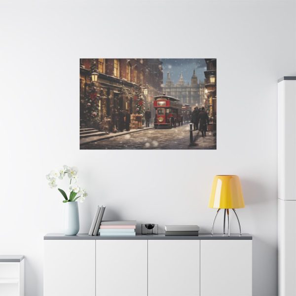 91638-192.jpg Vintage Christmas Street In London Standard Canvas