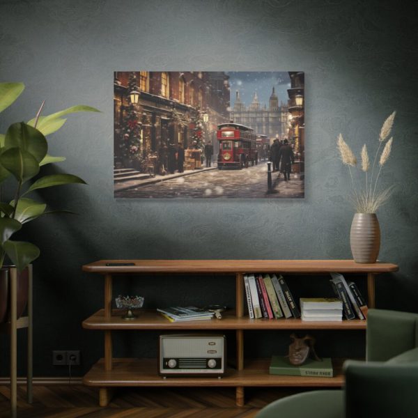 91638-194.jpg Vintage Christmas Street In London Standard Canvas