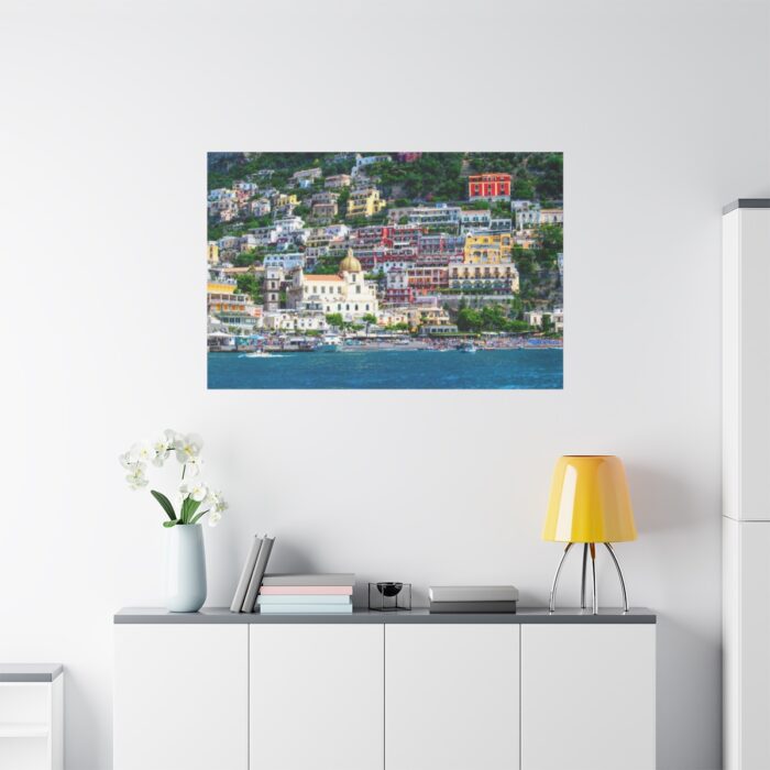 Positano Coast in Italy Standard Canvas - Image 3