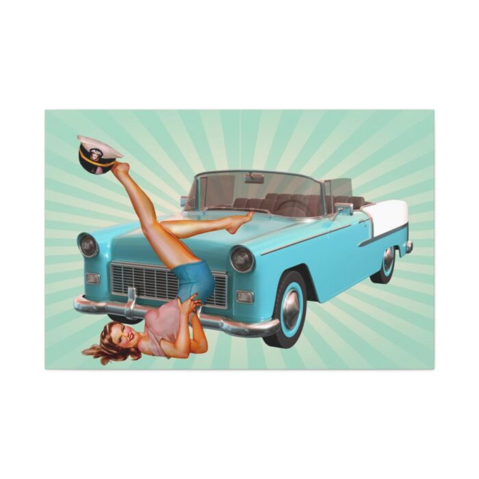 Retro Vintage Car Standard Canvas - Image 2