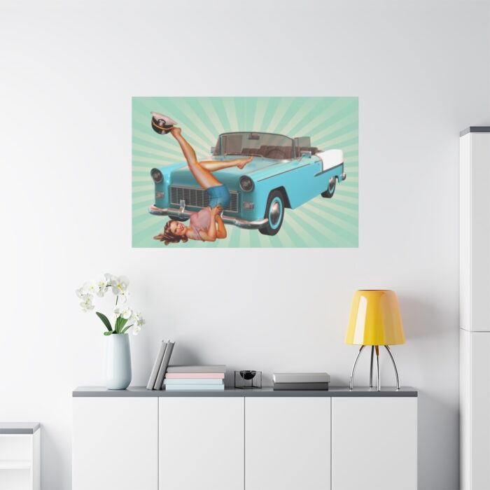 Retro Vintage Car Standard Canvas - Image 3