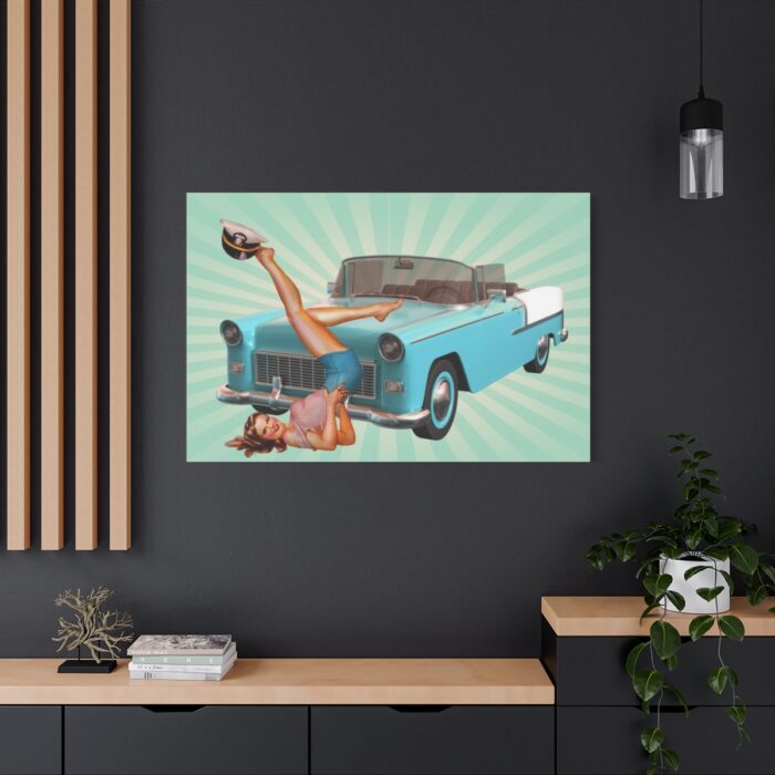 Retro Vintage Car Standard Canvas - Image 4