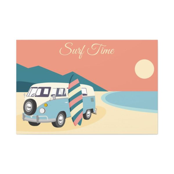 91638-236.jpg Camper Van, Surfboard, Beach Standard Canvas