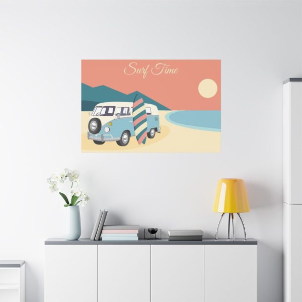 91638-237.jpg Camper Van, Surfboard, Beach Standard Canvas