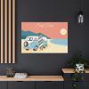 91638-238.jpg Camper Van, Surfboard, Beach Standard Canvas