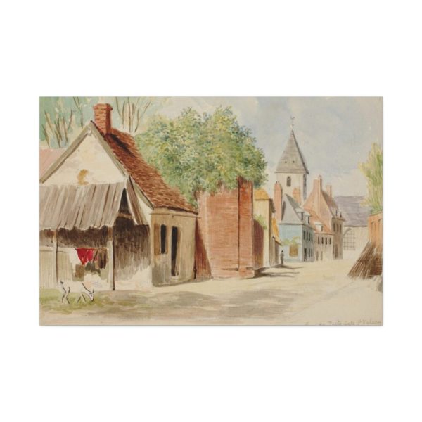 91638-266.jpg Rue du Puits Sale, St. Valery by Miner Kilbourne Kellogg Standard Canvas
