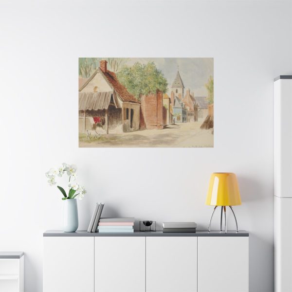 91638-267.jpg Rue du Puits Sale, St. Valery by Miner Kilbourne Kellogg Standard Canvas