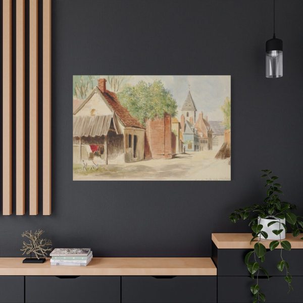 91638-268.jpg Rue du Puits Sale, St. Valery by Miner Kilbourne Kellogg Standard Canvas