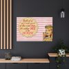 91638-278.jpg Glamorous Retro Woman With Humourous Sign Standard Canvas