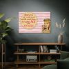 91638-279.jpg Glamorous Retro Woman With Humourous Sign Standard Canvas