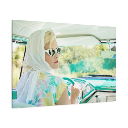 Vintage 1950s Pretty Woman Standard Canvas