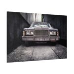 Car Vintage Parking Narrow Standard Canvas