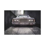 Car Vintage Parking Narrow Standard Canvas - Image 2