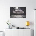 Car Vintage Parking Narrow Standard Canvas - Image 3