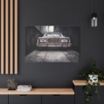 Car Vintage Parking Narrow Standard Canvas - Image 4