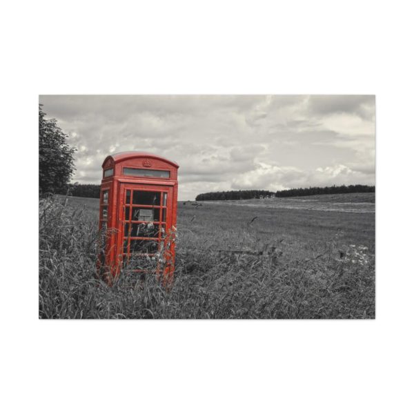 91638-301.jpg Red Telephone Booth Standard Canvas