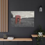 Red Telephone Booth Standard Canvas - Image 4