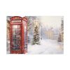 91638-306.jpg Red Christmas Phone Booth Standard Canvas