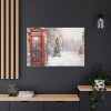 91638-308.jpg Red Christmas Phone Booth Standard Canvas