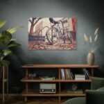Bicycle Bike Old Vintage Standard Canvas - Image 5