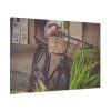 Flowers on Bicycle Standard Canvas