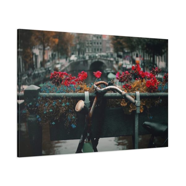 91638-320.jpg Vintage Bike Flowers Standard Canvas