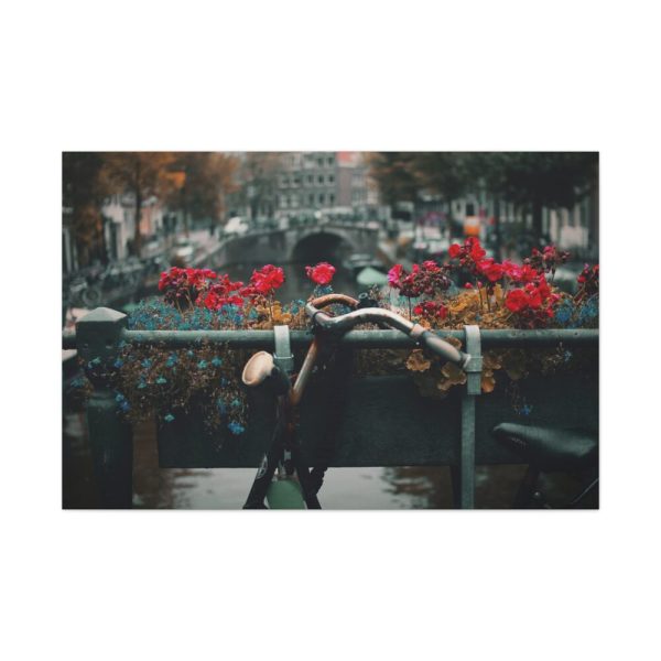 91638-321.jpg Vintage Bike Flowers Standard Canvas