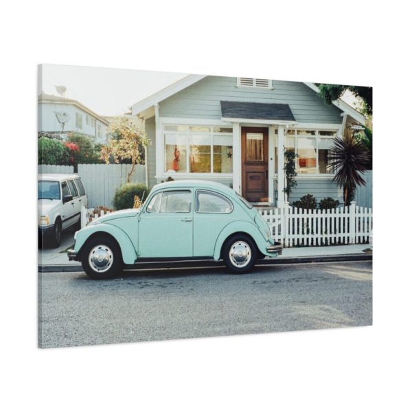 91638-325.jpg Vintage Car and House Standard Canvas