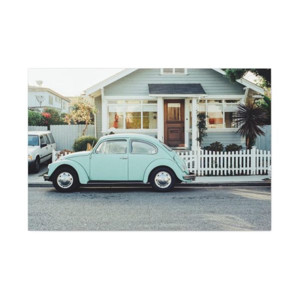 91638-326.jpg Vintage Car and House Standard Canvas
