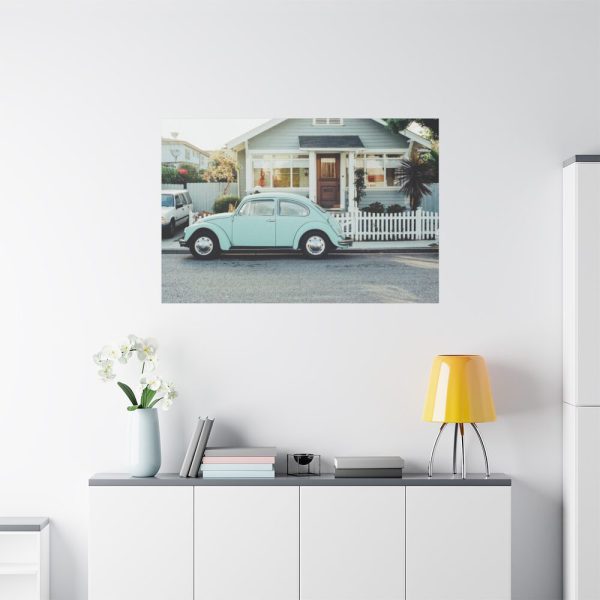 91638-327.jpg Vintage Car and House Standard Canvas