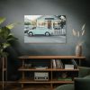 91638-329.jpg Vintage Car and House Standard Canvas