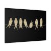 Birds Vintage Music Standard Canvas