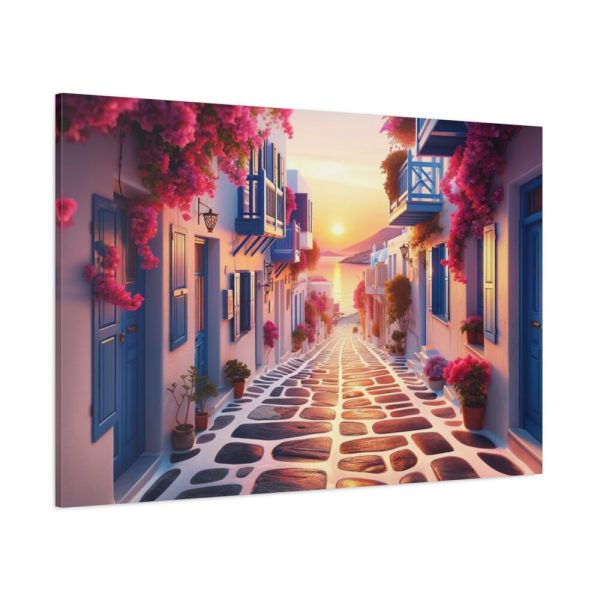 Sunset in Greece Standard Canvas