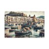 91638-401.jpg Fishing Boats at Cefalu Harbor, Italy Standard Canvas