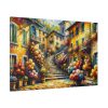 91638-425.jpg Flowerish Street in Italy Standard Canvas