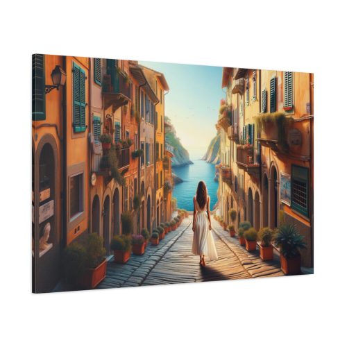 Girl in Italy Standard Canvas