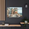 91638-448.jpg Small Italian Tavern With Blue Sea Standard Canvas