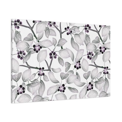 91638-45.jpg Grey Floral Pattern Standard Canvas