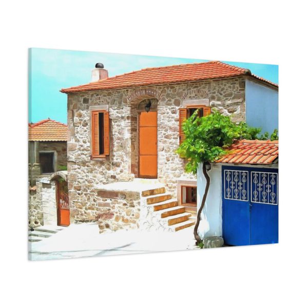 91638-450.jpg Greece Lesbos Mytilene Stone Standard Canvas